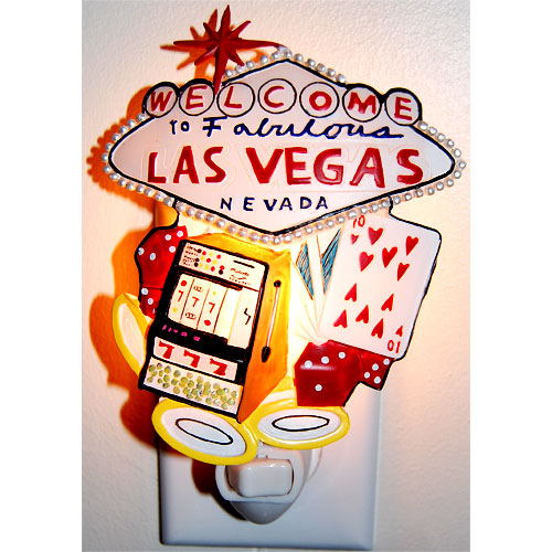 Las Vegas Welcome Sign Souvenir Night Light - 6L