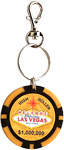 Las Vegas Key Chain with Clip, 1M High Roller Chip