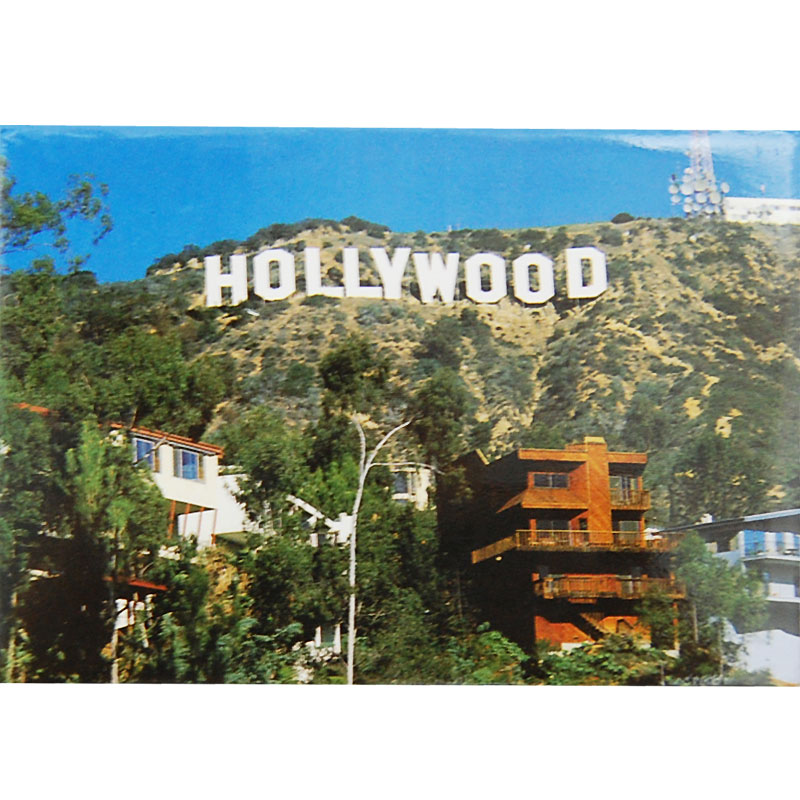 Hollywood Sign Photo Magnet
