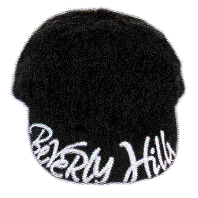 Beverly Hills Duckbill Cap, Black