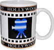 Hollywood Souvenir Movie Directors Coffee Mug, White