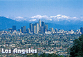Los Angeles City Skyline Postcard, 4.5L x 6.5W