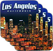 Los Angeles Souvenir Coaster Set