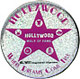 Hollywood Walk of Fame Star Pink Glitter Magnet