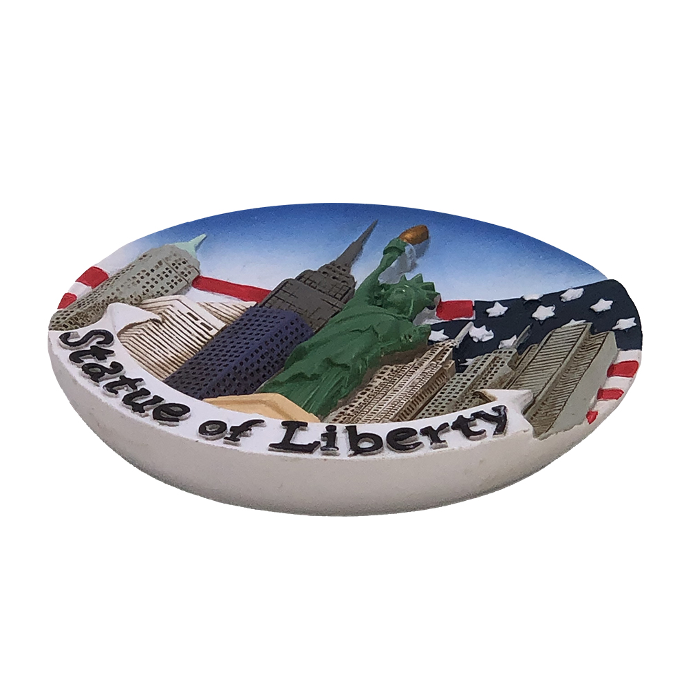 Statue of Liberty Mini Plate Magnet, 3D, photo-1