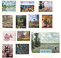 Claude Monet, Porfolio Postcards