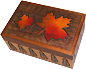Wooden Keepsake Box - Autumn Theme, 6.25L