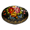 Russian Lacquered Pin - Oval Shape