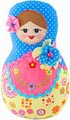 Russian Doll Decorative Plush - 8.5H