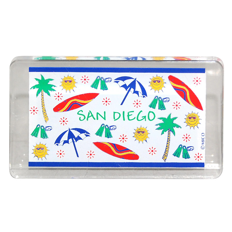 San Diego icon souvenir fridge magnet