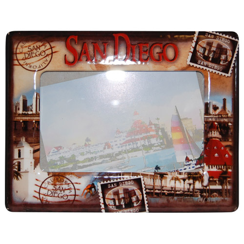 San Diego Souvenir Postal Picture Frame, 7L, photo-1