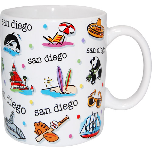 San Diego Souvenir Ceramic Mug
