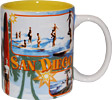 San Diego Surf Souvenir Ceramic Mug