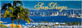 San Diego Skyline and Bay Panorama View Magnet