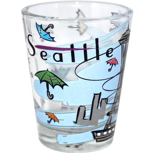 Seattle Shot Glass, photo-1