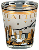 Seattle Black and Gold Shot Glass