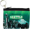 Seattle Small Zipped Purse, the Emerald City