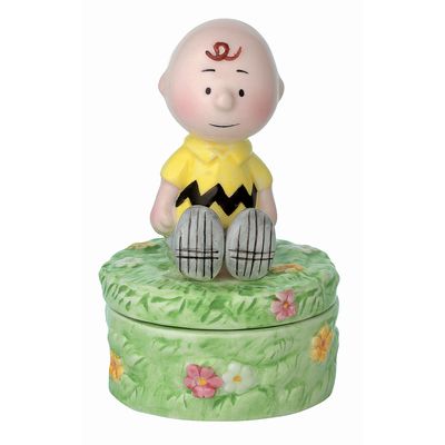 Charlie Brown Figurine Trinket Box, 4H