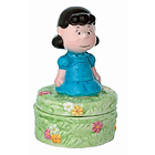 Lucy Figurine Trinket Box from Peanuts Collection, 3-3/4H