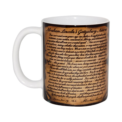 Abraham Lincolns Gettysburg Address Coffee Mug, photo-1
