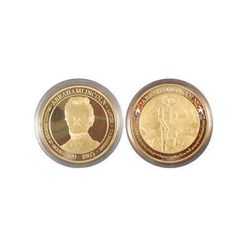 Abraham Lincoln Souvenir Coin - 1.5D