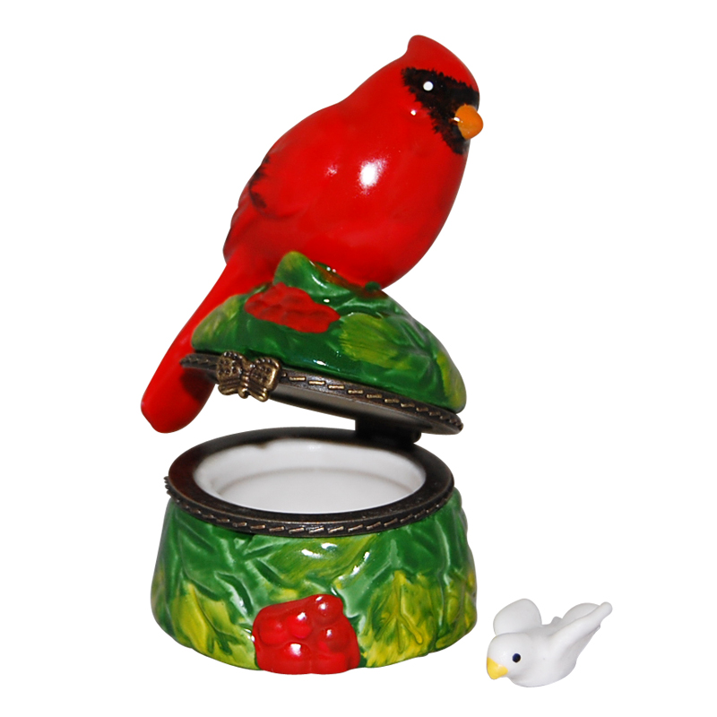 Cardinal Bird- Trinket Box, photo-1