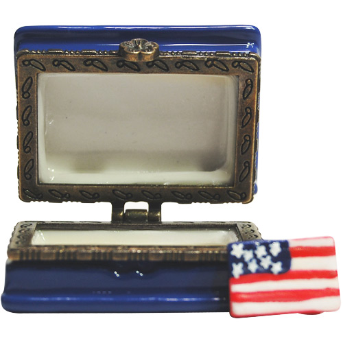 American Passport - Patriotic Porcelain Trinket Box, photo-2
