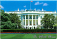 White House Souvenir Metal Magnet, 3-1/8L