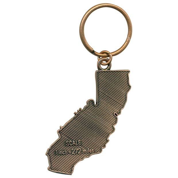 Details about   California State Map Keychain Initial Birthstone Silver Charm Personalized Gift 