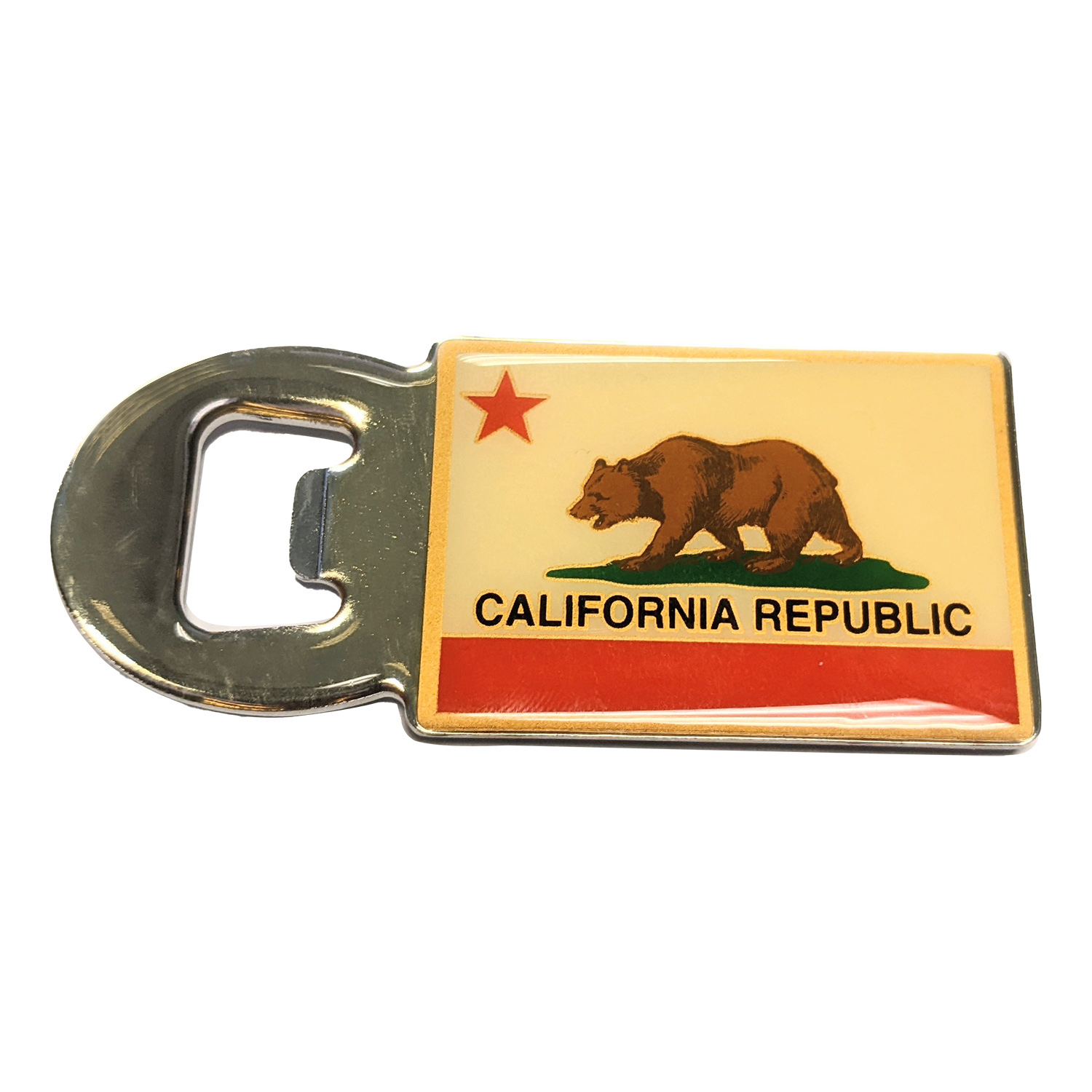 California State Flag Bottle Opener Magnet, photo-2