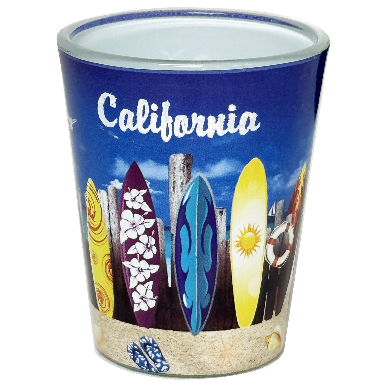 California Surfboard Shot Glass