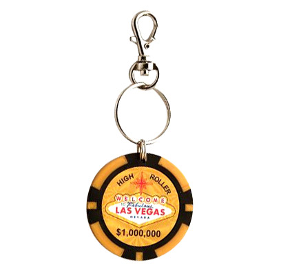 Keyring with chips of Wynn 