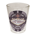 Las Vegas $5,000 Lucky Poker Chip Shot Glass