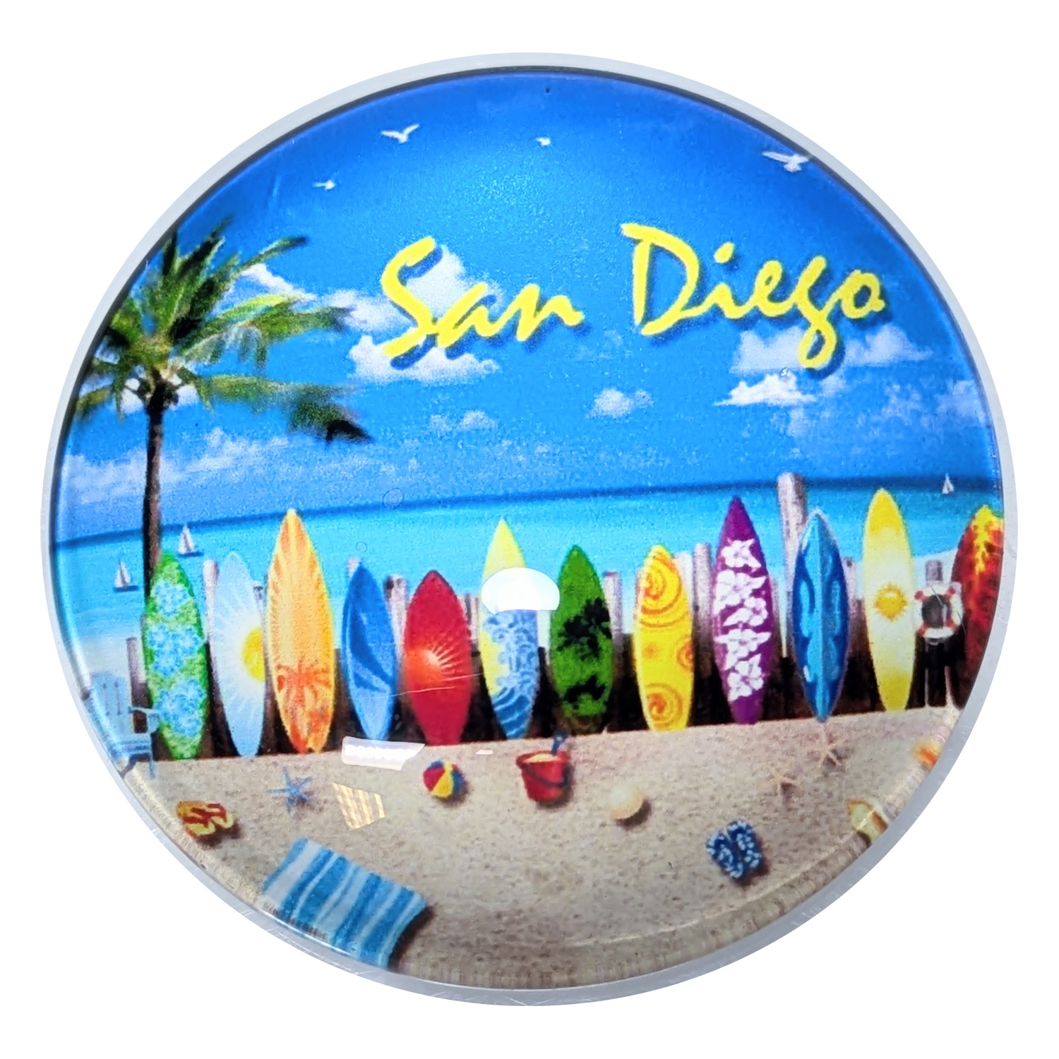 San Diego Surfboards Magnet, photo-1