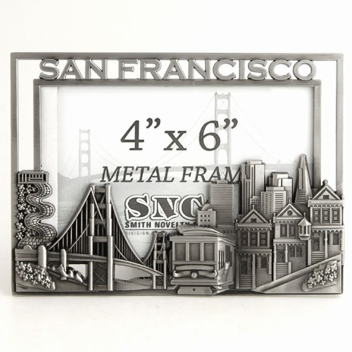 San Francisco - Cable Car Frontview Pewter Metal Key Chain
